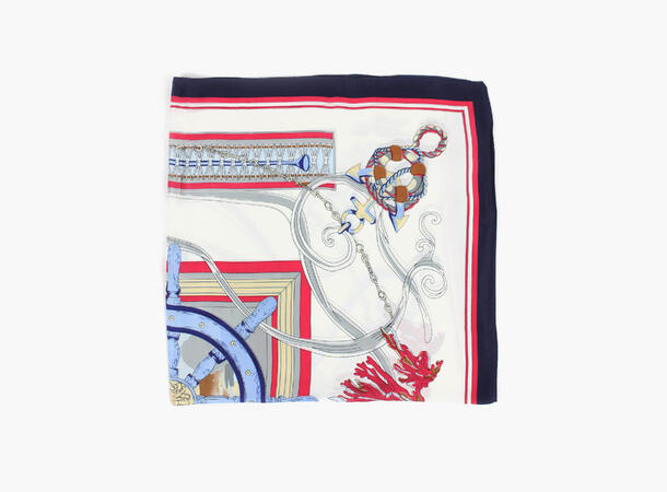 MANZINI Harbour Scarf 70 x 70 cm 79 Navy 