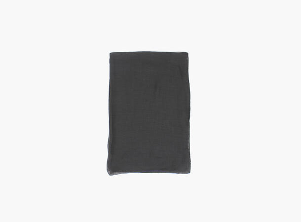 MANZINI Solid Viscose Scarf 09 Black 