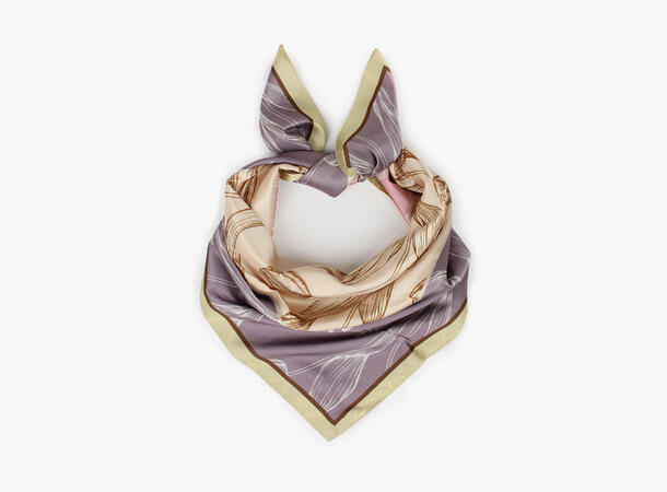 MANZINI To-sidig Satengskjerf 90 x 90 cm Rosa 55 