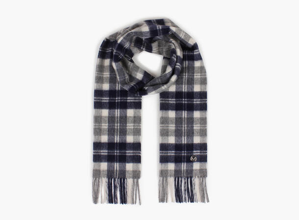 MONTECRISTO 100% Wool Scarf Marine blå 79 