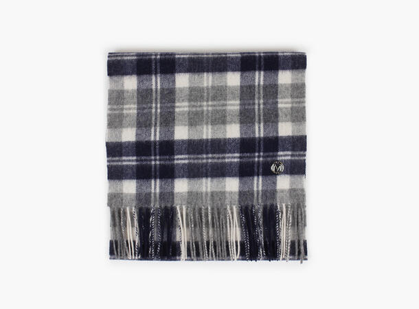 MONTECRISTO 100% Wool Scarf Marine blå 79 