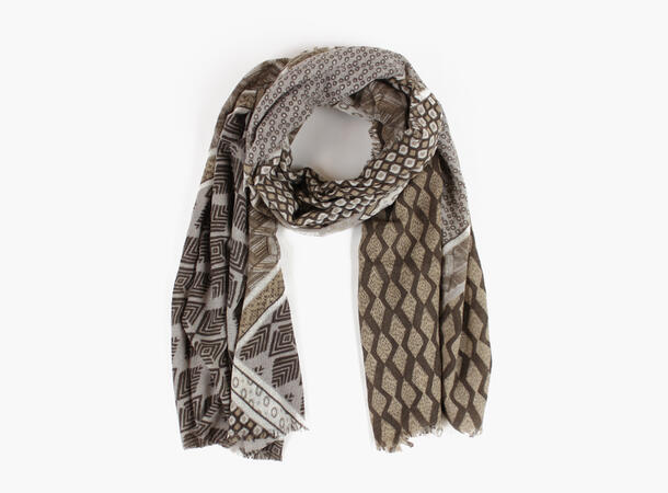 MONTECRISTO 100 % wool scarf 65x190 cm 19 Brown 