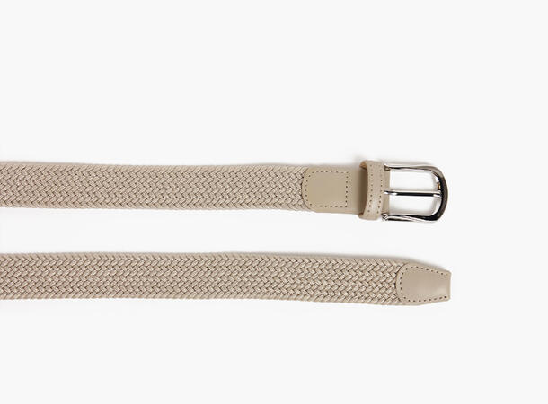 MONTECRISTO Ensfarget Strikkbelte 15 Beige 105 cm 