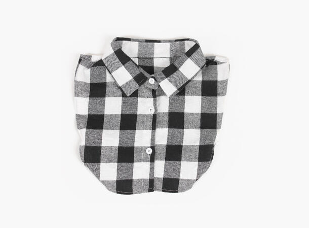 Manzini collar flanell check 09 Black 