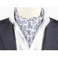 Montecristo 100% silk printed silk Ascot Lys bl&#229; 71