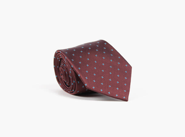 Montecristo woven tie 7,6 cm Burgund 49 