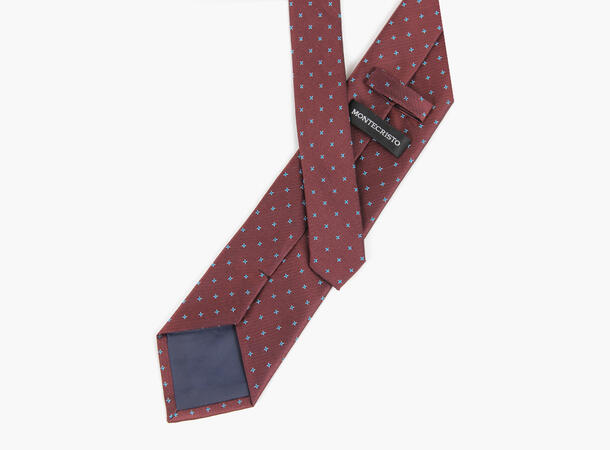 Montecristo woven tie 7,6 cm Burgund 49 
