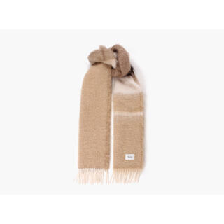 NOHR Camilla Fluffy Mohair Scarf 15 Beige