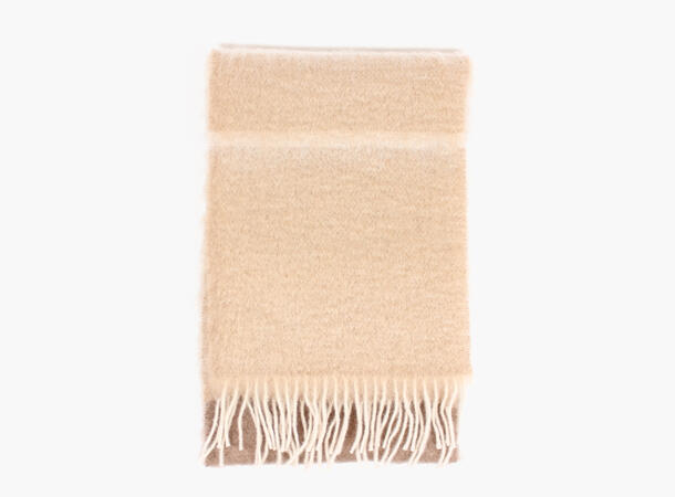 NOHR Camilla Fluffy Mohair Scarf 15 Beige 