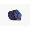 NOHR Jens Paisley Silk Tie Marine blå 79