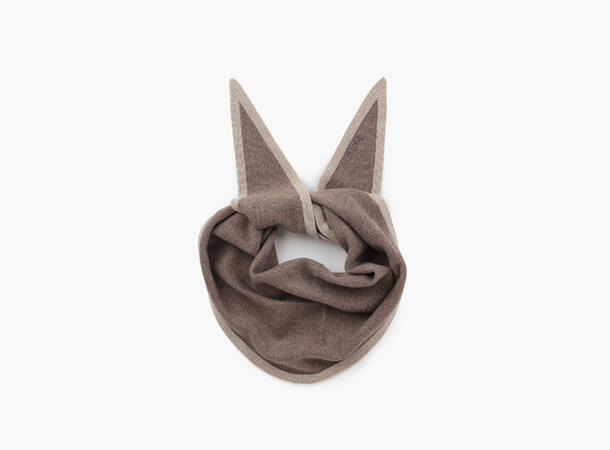 NOHR Lara Duo Wool Cashmere Triangle Mørk Brun 20 