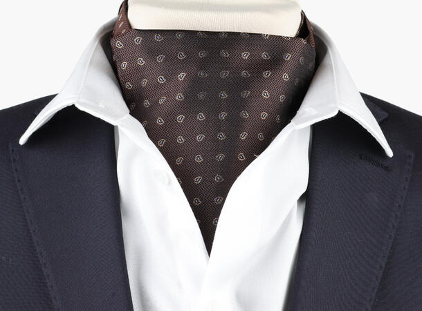 NOHR Levi Silk Ascot Brun 19 