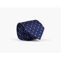 NOHR Levi Silk Tie 7,6 cm Marine blå 79