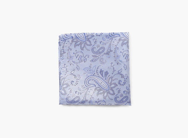 NOHR Magnus Silk Pocket Square Lys blå 71 
