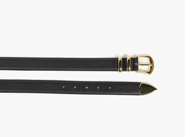 NOHR Noella Skinnbelte med Gullspenne 80 cm 