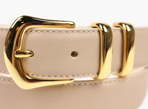 NOHR Noella Skinnbelte med Gullspenne 90 cm 