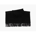 NOHR Oda Hals med Frynser Sort 09