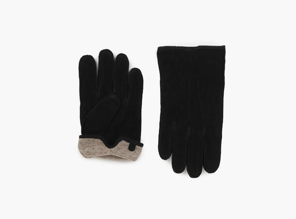 NOHR Stephan Suede Leather Gloves Sort 09 11,5 
