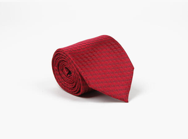 MANZINI 100% silk tie 7,6 cm width 49 Burgundy 