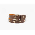 MANZINI Belte med Nagler i Skinnmix 19 Brown