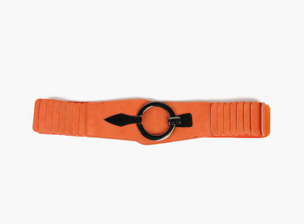 MANZINI Carmen Elastisk Midjebelte 39 Dk orange 