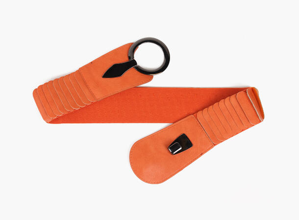 MANZINI Carmen Elastisk Midjebelte 39 Dk orange 