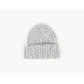 MANZINI Chunky Fluffy Rib Beanie 05 Grey melange