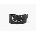 MANZINI D-ring Belte i Skinnmix 09 Black