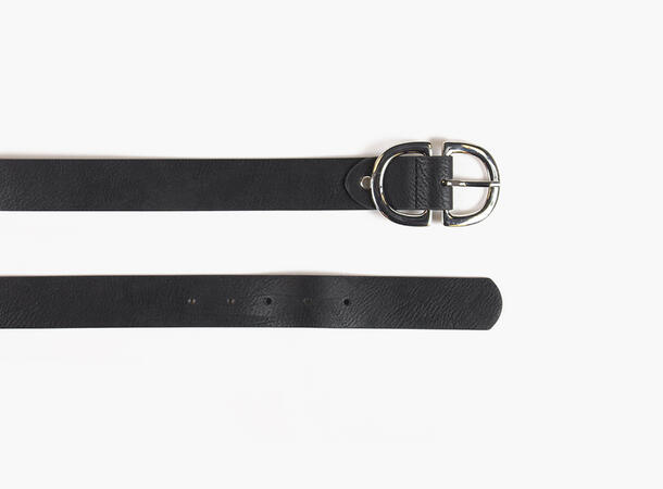 MANZINI D-ring Belte i Skinnmix 09 Black 