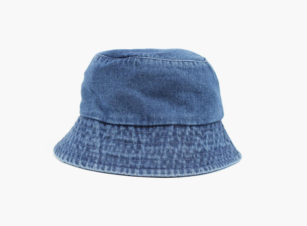 MANZINI Denim Bøttehatt Blå 75 