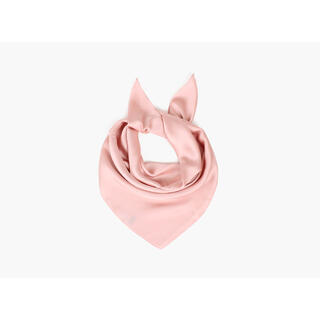 MANZINI Ensfarget Skjerf 70 x 70 cm Lys Rosa 51