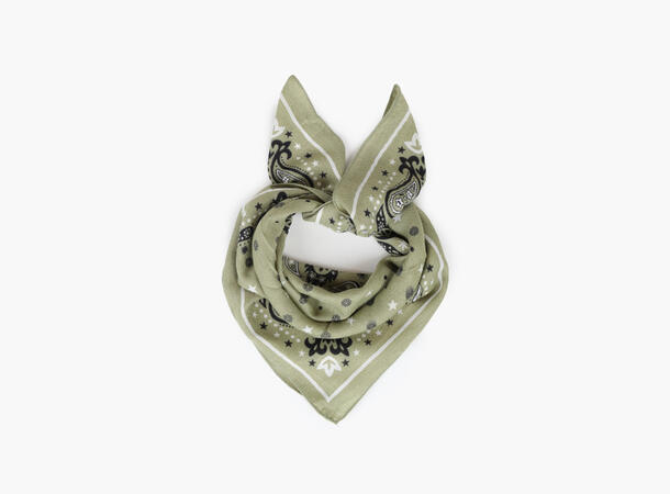 MANZINI Skjerf Bandana  70 x70 cm Lys grønn 81 