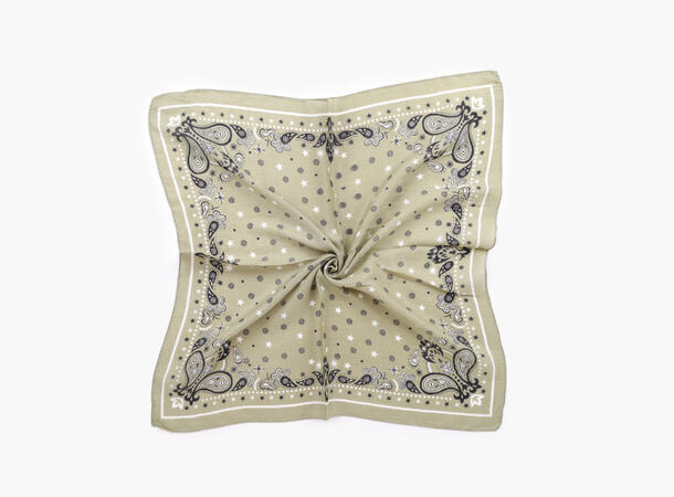 MANZINI Skjerf Bandana  70 x70 cm Lys grønn 81 