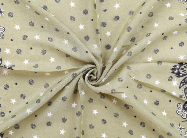MANZINI Skjerf Bandana  70 x70 cm Lys grønn 81 