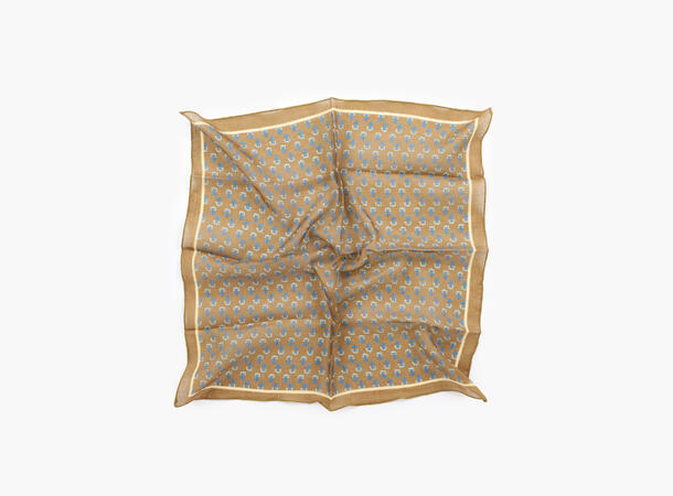 MANZINI Skjerf Hageblomst 55 x 55 cm Brun 19 