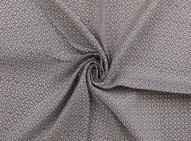 MANZINI Skjerf Kontrastkant  70 x70 cm Brun 19 