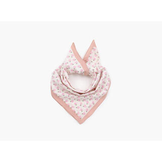 MANZINI Skjerf med Daisy Print 65x65 cm Lys Rosa 51