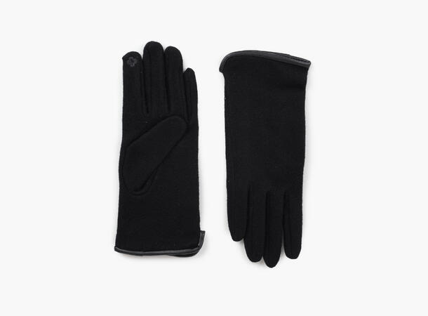 MANZINI Slim Wool Gloves Sort 09 