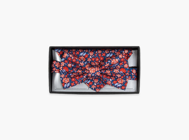 MONTECRISTO 100% silk bowtie/handky 45 Red 