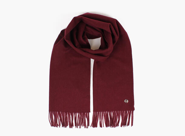 MONTECRISTO Ensfarget Lammeullskjerf 49 Burgundy 