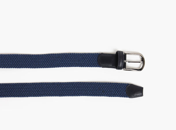 MONTECRISTO Ensfarget Strikkbelte 79 Navy 80 cm 
