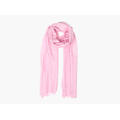 MONTECRISTO Klassisk Ensfarget Ullskjerf 51 Lt pink