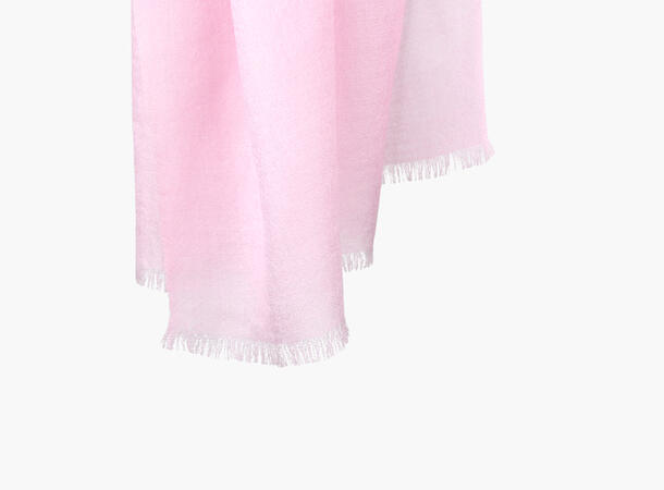 MONTECRISTO Klassisk Ensfarget Ullskjerf 51 Lt pink 