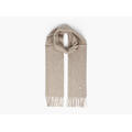 MONTECRISTO Klassisk Ensfarget Ullskjerf 15 Beige melange