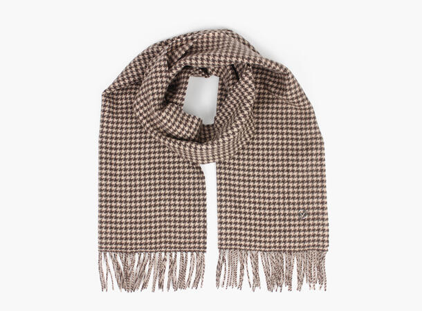 MONTECRISTO Lammeullskjerf i Hundetann 19 Dark brown 