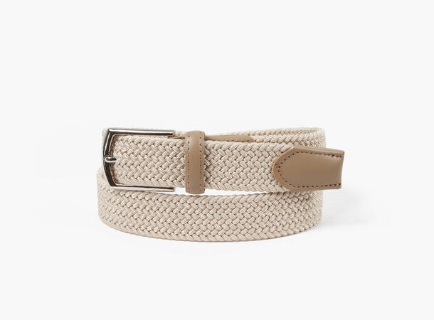 MONTECRISTO Storm Ensfarget Strikkbelte 15 Beige 115 cm 
