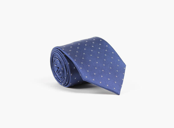 Montecristo woven tie 7,6 cm Marine blå 79 
