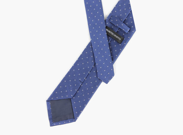 Montecristo woven tie 7,6 cm Marine blå 79 