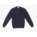 NOHR 100% Ullgenser Rund Hals Navy Bl&#229; 79 Navy L