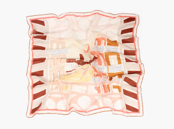 NOHR Anette Ullskjerf 90 x 90 cm Rosa 55 